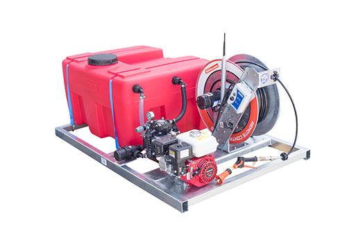400 LITRE SKID SPRAYER WITH REEL TUFF REMOTE REEL – single reel