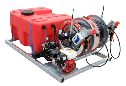 400 LITRE SKID SPRAYER WITH REEL TUFF REMOTE REEL – twin reel